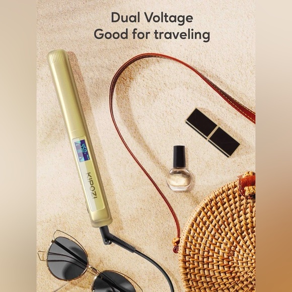 “New” KIPOZI Professional Hair Straightener Salon Flat Iron Hair Styler.  1 In - Picture 4 of 16